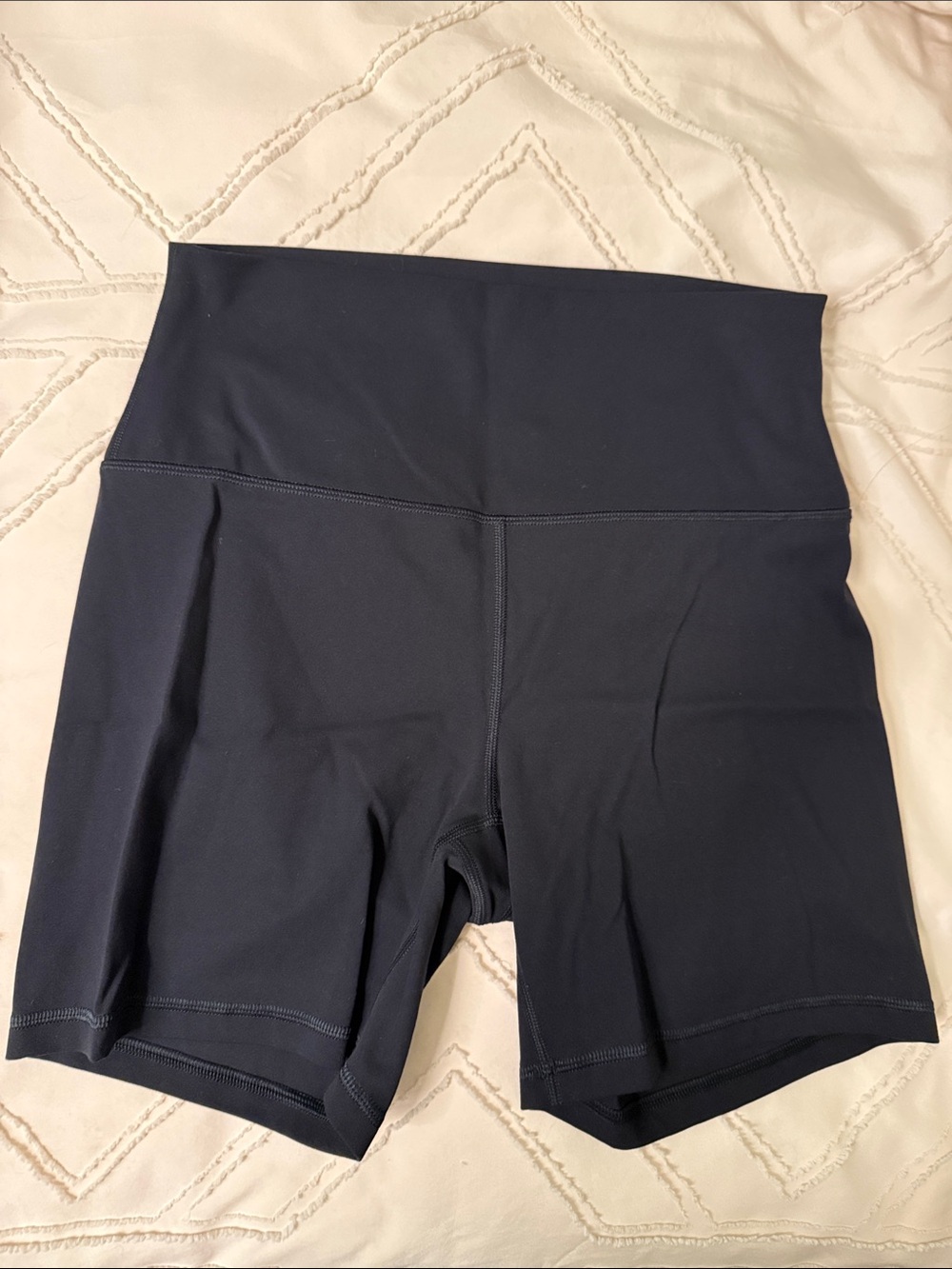 CRZ YOGA High-Waist Navy Bike Shorts